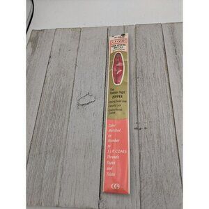 Vintage J&P Coats Neck Opening Metal Zipper 20" Devil Red 136-C